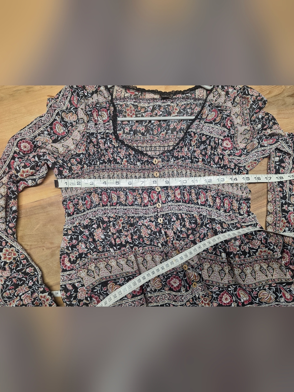 Boho Gypsy Loose Fit Top - Picture 14 of 16